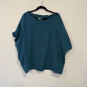 Elegant Teal Women's Blouse